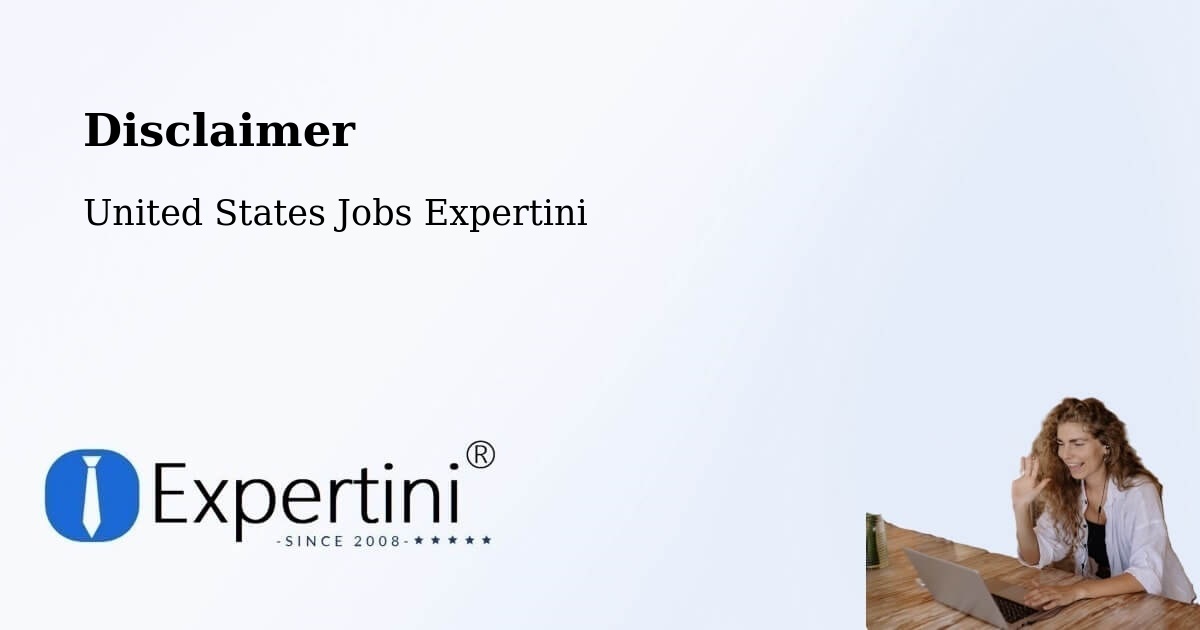 Disclaimer – Plummer - United States Jobs Expertini