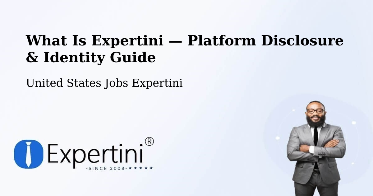 What Is Expertini — Platform Disclosure & Identity Guide – Plummer